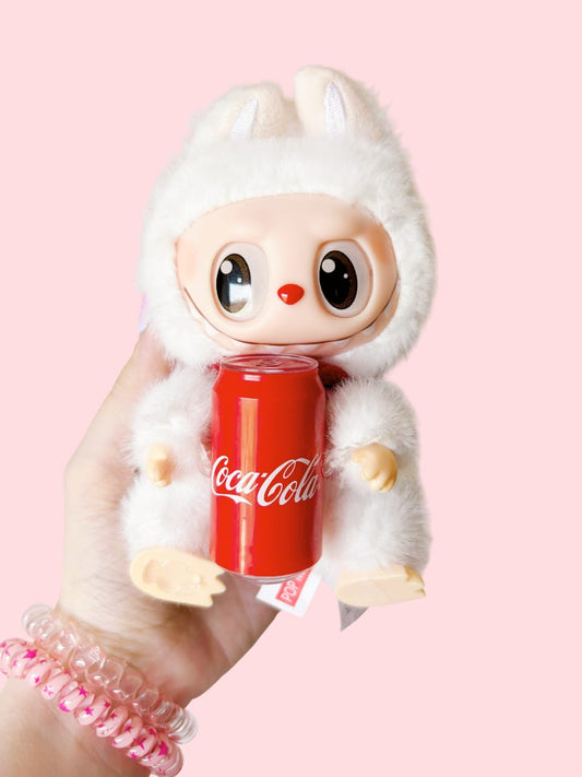 Peluche llavero la Bubu cocacola original con caja pop mart